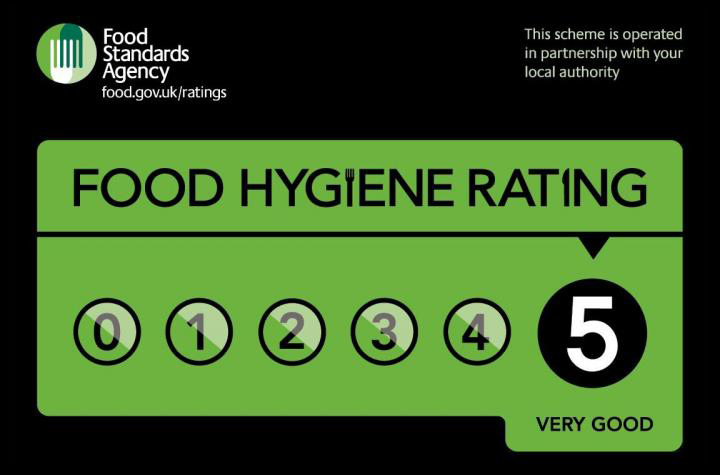 Food hygiene rating badge